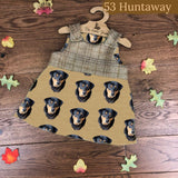 Dog breeds harris tweed topped dress