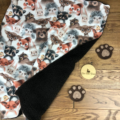 The Little Fawn Woodland Creatures Blanket