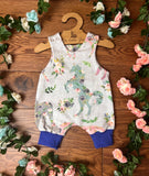 Patchwork horses Romper 0-4 years