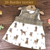 Dog breeds harris tweed topped dress