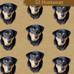 Dog breeds cable knit topped dress
