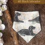 Dog Breeds Bandana dribble bib