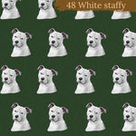 Dog Breeds romper with rolled cuffs 0-4 years