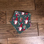 Winter gnomes bandana dribble bib