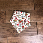 Christmas toys bandana dribble bib