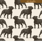 Dog Breeds romper with rolled cuffs 0-4 years
