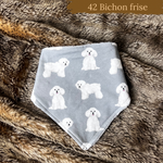 Dog Breeds Bandana dribble bib