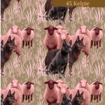 Dog Breeds romper with rolled cuffs 0-4 years