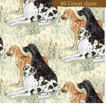 Dog Breeds romper with rolled cuffs 0-4 years