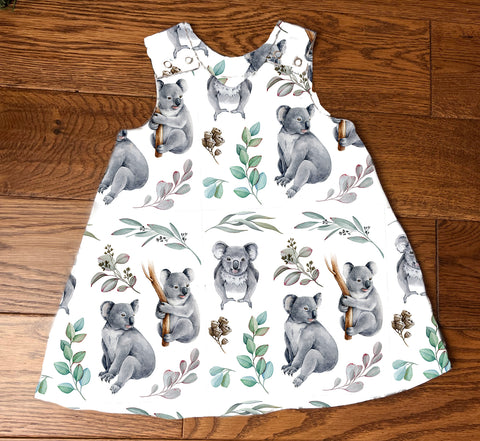 Koala A-Line Dress 0-4 years