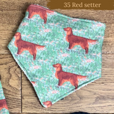 Dog Breeds Bandana dribble bib