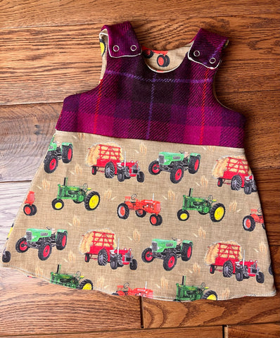 The old classics harris tweed topped dress