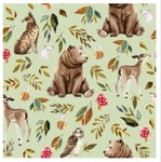 Woodland friends bandana dribble bib