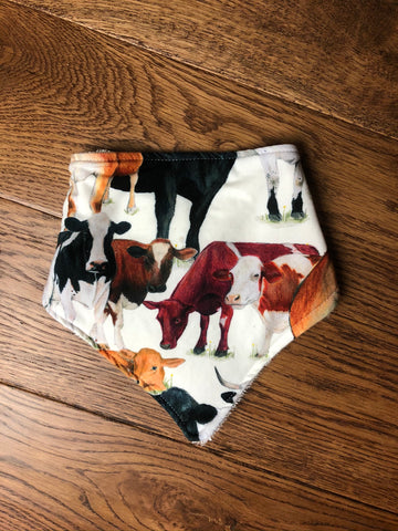 Bandana dribble bib - Till the cows come home
