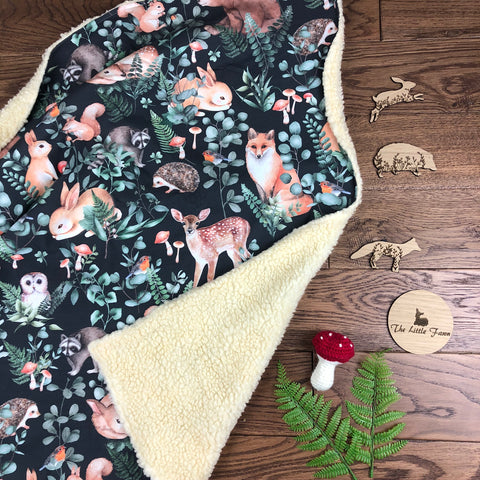 The Little Fawn Woodland Storybook Blanket