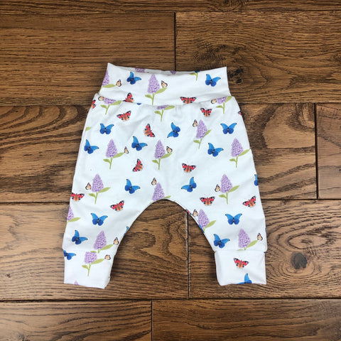 50 % off Butterfly Leggings - 0-3 Months matching cuffs