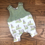 Little lambs harris tweed topped romper