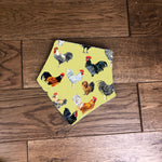 Clucking fabulous bandana dribble bib