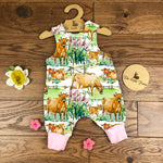 Cows in the meadow Romper 0-4 years