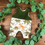 Jurassic harris tweed topped romper