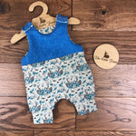 Winter deer harris tweed topped romper