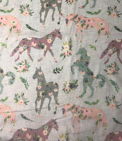Patchwork horses Blanket