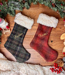 Harris tweed Christmas stocking