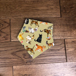 Kitties bandana dribble bib