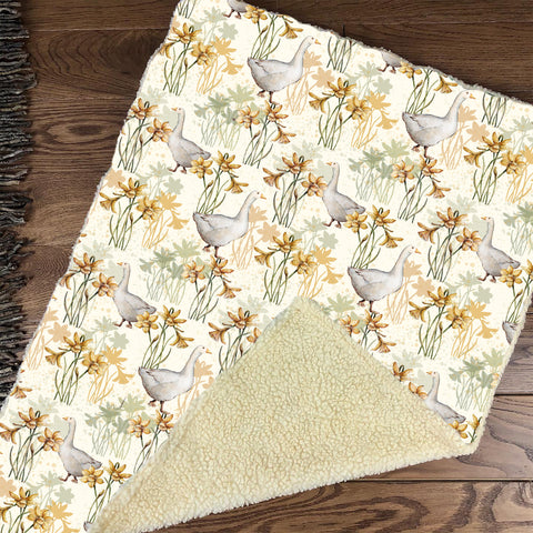 Spring geese Blanket