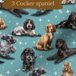 Dog Breeds romper with rolled cuffs 0-4 years