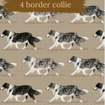 Dog breeds cable knit topped dress