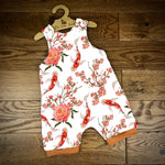 Koi short cuffed Romper 0-4 years