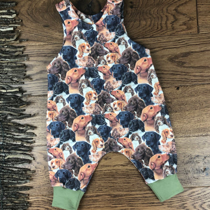 Working dog romper 0-4 years