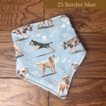 Dog Breeds Bandana dribble bib