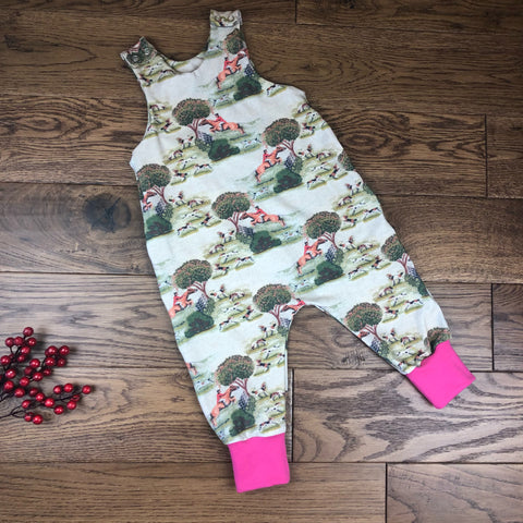 Vintage country romper 0-4 years