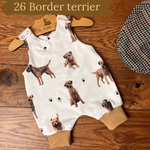 Dog Breeds Romper 0-4 years