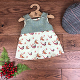 Pheasant harris tweed topped dress
