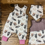 Dog Breeds Romper 0-4 years