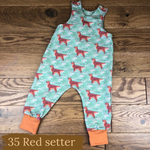 Dog Breeds Romper 0-4 years
