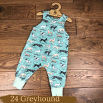 Dog Breeds Romper 0-4 years