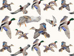 Mallards in flight cuffed shorts