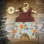 Around the world harris tweed topped romper
