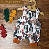 Dog Breeds Romper 0-4 years