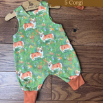 Dog Breeds Romper 0-4 years