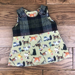 Kitties harris tweed topped dress