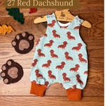 Dog Breeds Romper 0-4 years