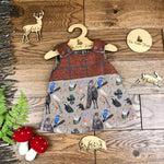 Into the woods harris tweed topped dress