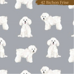 Dog Breeds romper with rolled cuffs 0-4 years