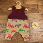 The old classics cable knit topped romper