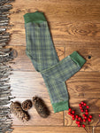 Green tartan Leggings